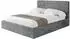 ALTDECOR ALOVA Polsterbett mit Bettkasten, Cord, dunkelgrau, 200x200cm (800001608940)
