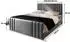 Masseno KANES Boxspringbett 160x200cm mit Bonell-Matratze und Topper, braun (KANES 160X200 CM CASABLANCA 08)