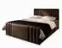 Masseno KANES Boxspringbett 160x200cm mit Bonell-Matratze und Topper, braun (KANES 160X200 CM CASABLANCA 08)
