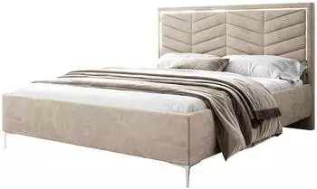 Lookway Aurora II Polsterbett mit Bettkasten, beige, 160x200cm (800001175926)
