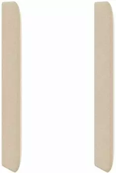 vidaXL Kopfteil Ohr Stoff, creme, 80x16x4cm (346601)