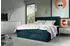 Fun Möbel Lazaro Boxspringbett 200x220cm, blau, mit Bettkasten (Nr.7)