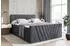 ALTDECOR Ernina-Z King Boxspringbett 180x200cm, dunkelgrau Samt, H3/H4 Matratzen (800000613724)