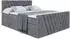 ALTDECOR Ernina-Z King Boxspringbett 180x200cm, dunkelgrau Samt, H3/H4 Matratzen (800000613724)