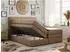 MKS Meble Luka King Boxspringbett mit Bettkasten, Kunstleder, braun, 180x200cm (800000648144)