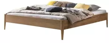 Hasena Pieve Massivholzbett 180x200cm, Eiche (Lounge-20)