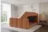 ALTDECOR Nina-Z King Boxspringbett 180x200cm, apricot, H3+H4 Matratzen, Lattenrost, Bettkasten (80000172)