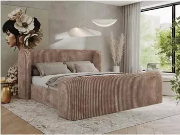 MKS Meble Emora Classic DUO Polsterbett 160x200cm, braun Cord (800001267894)