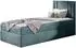 Mirjan24 Carmen Mini Boxspringbett mit Bettkasten und Topper, 90x200cm (Kameleon 72)