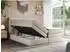 MKS Meble Alvin King Boxspringbett mit Bettkasten, Topper, 200x200cm, beige (800000629452)