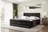 ALTDECOR Celestia-Z Boxspringbett mit Fußteil, H3, schwarz, 140x200cm (800001766007)