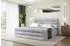 ALTDECOR Celestia-Z Boxspringbett mit Bettkasten 160x200cm H3 hellgrau Samt (800001766003)