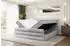 ALTDECOR Celestia-Z Boxspringbett mit Bettkasten 160x200cm H3 hellgrau Samt (800001766003)