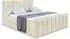 ALTDECOR OTTA-Z Boxspringbett mit Bettkasten, H3-Matratze, Topper, 180x200cm, beige (800001765813)