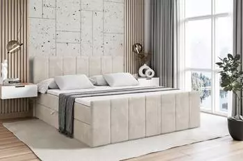 ALTDECOR MOETI-Z Boxspringbett mit Fußteil, Bettkasten, 180x200cm (800001766355)