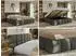 MKS Meble NIRA Classic Polsterbett mit Bettkasten und Lattenrost, dunkelgrau (800001299698)