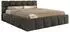 MKS Meble NIRA Classic Polsterbett mit Bettkasten und Lattenrost, dunkelgrau (800001299698)