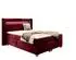 Fun Möbel Armando Boxspringbett elektrisch, Stoff Fresh, rot, 120x200cm