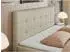 MKS Centos Boxspringbett 180x200 mit Bettkasten, Topper, beige Velvet (800000686523)