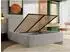 MKS Tiliano Classic Polsterbett mit Stauraum, Cord, hellgrau, 140x200cm (800001265563)