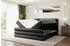 ALTDECOR Celestia-Z Boxspringbett 140x200cm, Kunstleder schwarz, H4 (800001766037)