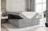 ALTDECOR MOETI-Z Boxspringbett 120x200cm, H3, hellgrau Samt, Bettkasten (800001766370)