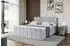 ALTDECOR MOETI-Z Boxspringbett 120x200cm, H3, hellgrau Samt, Bettkasten (800001766370)