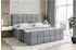 ALTDECOR APO-Z Boxspringbett mit Bettkasten, 180x200cm, grau Samt (800001692710)