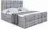 ALTDECOR APO-Z Boxspringbett mit Bettkasten, 180x200cm, grau Samt (800001692710)