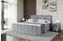 ALTDECOR MOETI-Z Boxspringbett mit Fußteil, Bettkasten, 140x200cm, grau (800001766313)