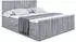 ALTDECOR MOETI-Z Boxspringbett mit Fußteil, Bettkasten, 140x200cm, grau (800001766313)