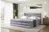 ALTDECOR Celestia-Z Boxspringbett mit Fußteil, 160x200cm, H4, grau (800001766027)