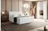 ALTDECOR OTTA-Z Boxspringbett 120x200cm, H4, weiß Kunstleder, Bettkasten (800001765784)