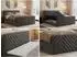 MKS Paris King DUO Boxspringbett 160x200cm, Velvet dunkelgrau, 7-Zonen (800000898902)