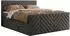 MKS Paris King DUO Boxspringbett 160x200cm, Velvet dunkelgrau, 7-Zonen (800000898902)