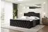 ALTDECOR Vila-1-Z Boxspringbett mit Fußteil, H4, 120x200cm, schwarz (800001767860)
