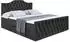 ALTDECOR Vila-1-Z Boxspringbett mit Fußteil, H4, 120x200cm, schwarz (800001767860)