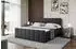 ALTDECOR MOETI-Z Boxspringbett 200x200cm H3 Kunstleder schwarz (800001766356)