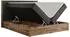 MKS Amore Boxspringbett 200x200 Kunstleder dunkelgrau, Bettkasten, H4 (800000665277)