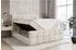 ALTDECOR Brugo-Z Boxspringbett mit Bettkasten, beige Samt, 140x200cm (800001692386)