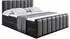 ALTDECOR OTTA-Z Boxspringbett 180x200cm, H3, schwarzes Kunstleder, Bettkasten (OTTA-Z)