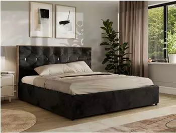 MKS Meble Larino Classic Polsterbett mit Bettkasten & Lattenrost (800001452462)