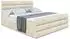 ALTDECOR Celestia-Z Boxspringbett mit Fußteil, Topper, beige, 200x200cm (800001766068)
