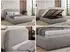 MKS Meble Benea Classic Polsterbett mit Bettkasten, Lattenrost, hellgrau, 140x200cm (800001299760)