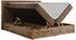 MKS Amore Boxspringbett 200x200cm, Kunstleder, braun, Bettkasten (800000665341)