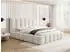 WFL GROUP Serenity Polsterbett mit Bettkasten, Chenille, creme, 200x200cm (800001767080)