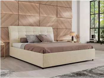 MKS Gala Classic Polsterbett mit Bettkasten & Lattenrost, 180x200cm, creme (GALA CLASSIC)