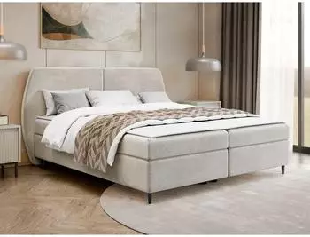 Mirjan24 Boxspringbett Madryt mit zwei Bettk&auml;sten und Topper (Madryt)