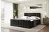ALTDECOR OTTA-Z Boxspringbett mit Bettkasten, H4-Matratze & Topper, 180x200cm, schwarz Samt (800001765786)
