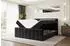 ALTDECOR OTTA-Z Boxspringbett mit Bettkasten, H4-Matratze & Topper, 180x200cm, schwarz Samt (800001765786)